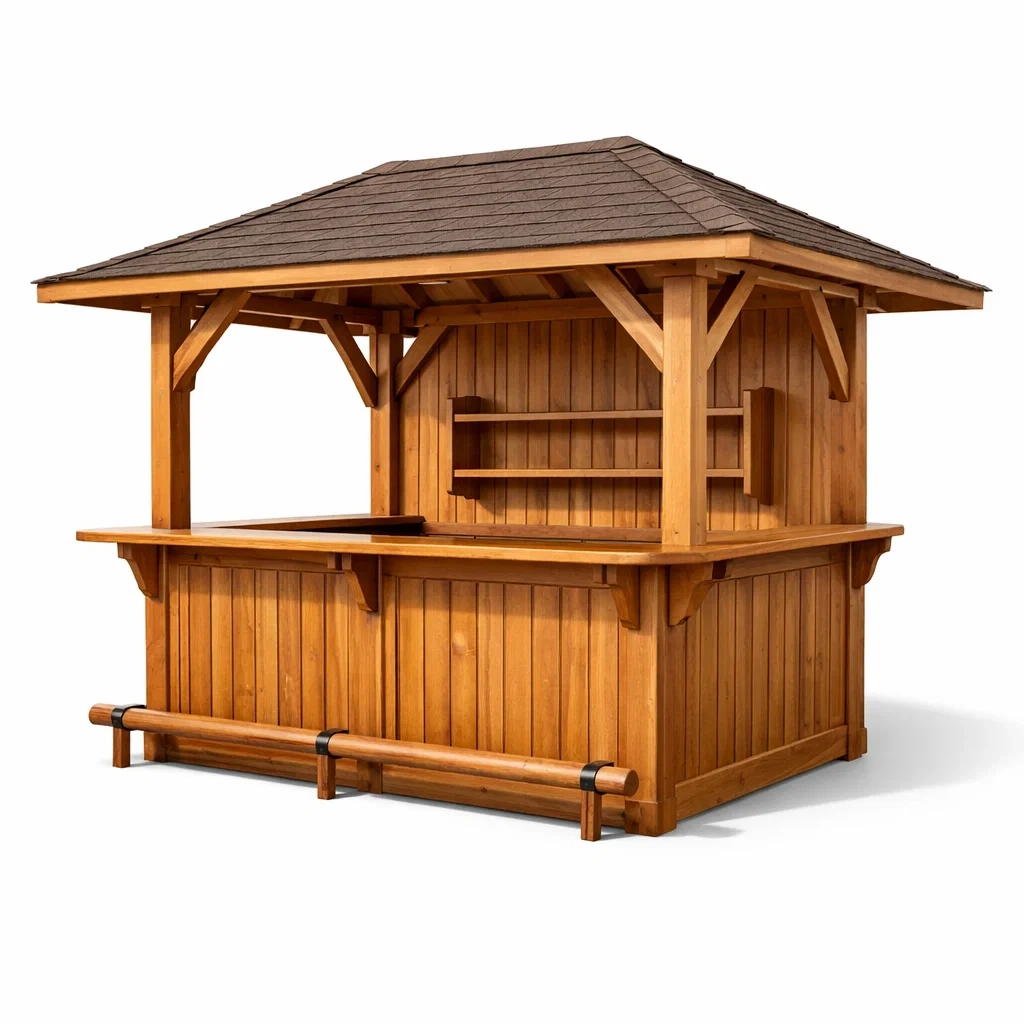 Chiosco bar da giardino in legno