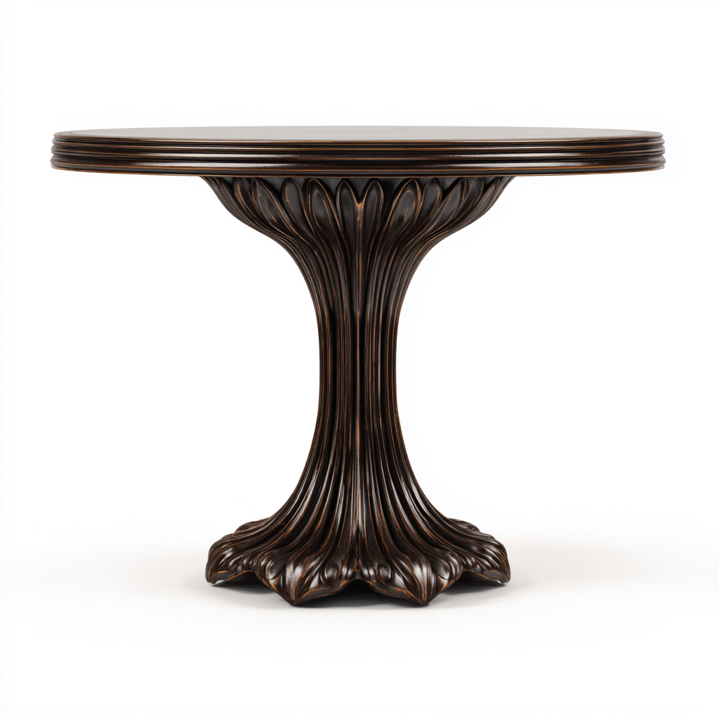 Esszimmertisch Holz 110x110x76 cm - Braun - Klassisches Design-Dengohaus