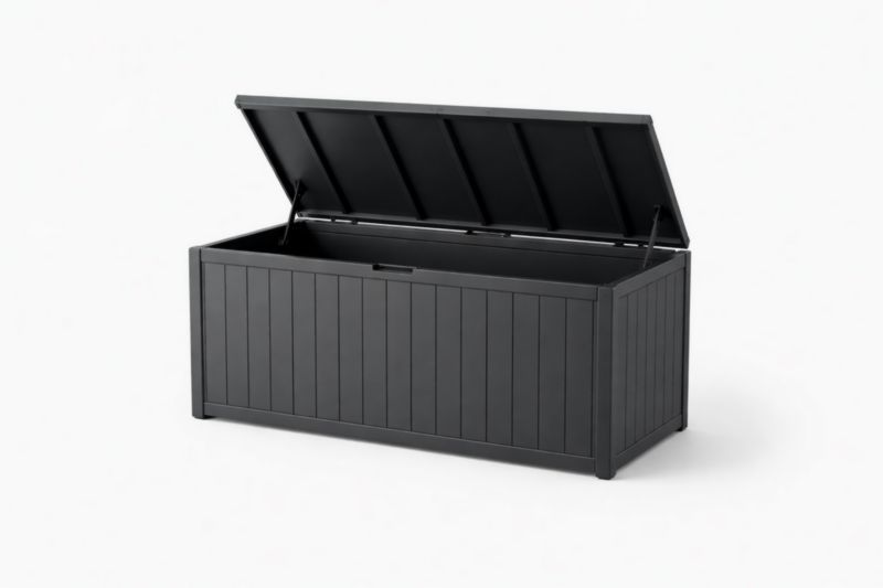 Scatola Portaoggetti Esterna in Polipropilene Nero