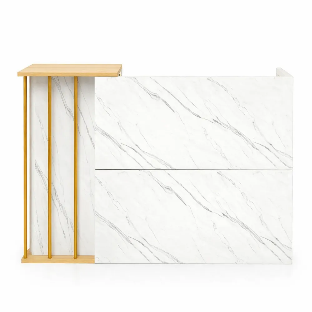 Comptoir de Réception avec Tiroirs pour Salon