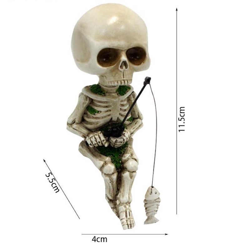 🔥HOT SALE 40% OFF🔥FISHING SKELETON GARDEN ACCESSORY💀
