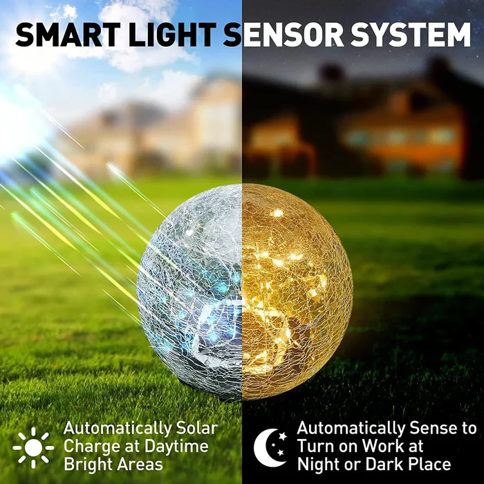 BUY 2 FREE SHIPPING🔥 - Cracked Hockey Puck Solar Light✨