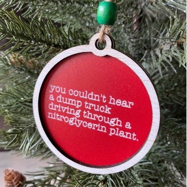 🤪Funny Words Christmas Tree🎄 Hanging Decoration