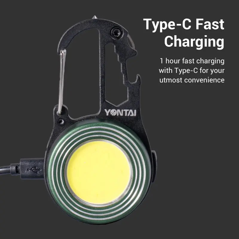 12-in-1 Multifunction Keychain Flashlight