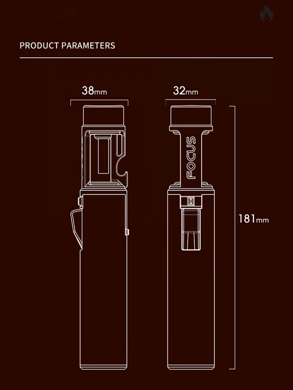 Airbrush Windproof Lighter