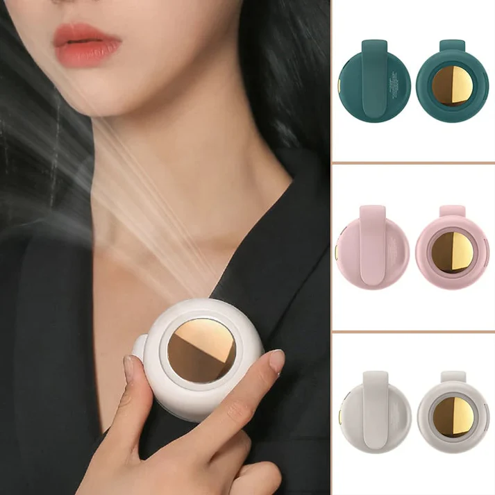 🎁Summer Big Sale-50% OFF⏳Small Whirlwind Clip Waist Neck Fan💦