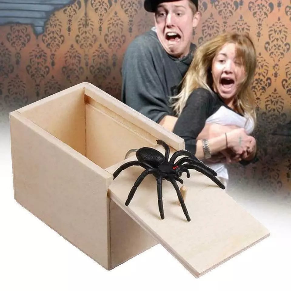 🎁Hot Sale Promotion-49% OFF🤣-Super Funny Crazy Prank Gift Box Spider