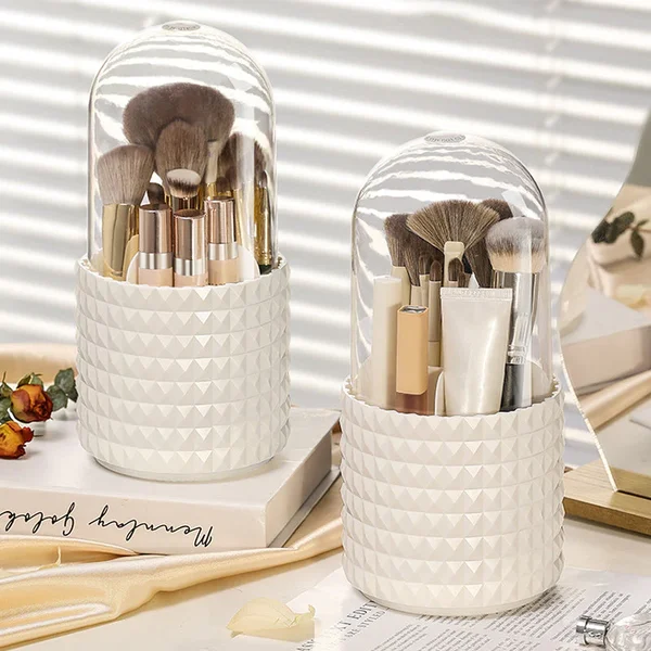 🎅Christmas Hot Sale-🎁360° Rotating Dustproof Large-Capacity Makeup Box