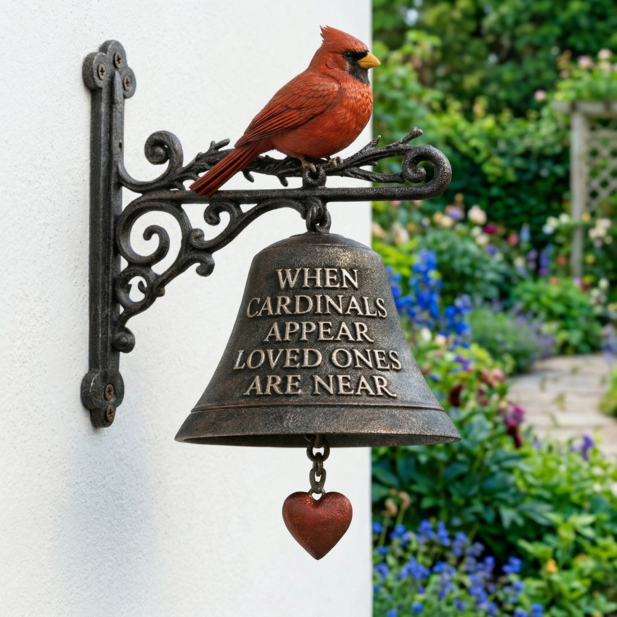 🔥🔥Cardinals Memorial Garden Bell