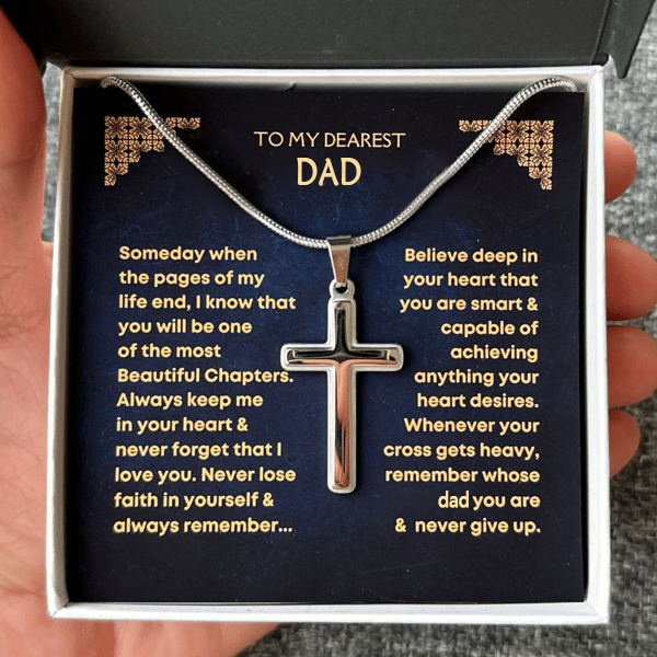 [ALMOST SOLD OUT]❗Grandson, Never Lose Faith - Cross Necklace