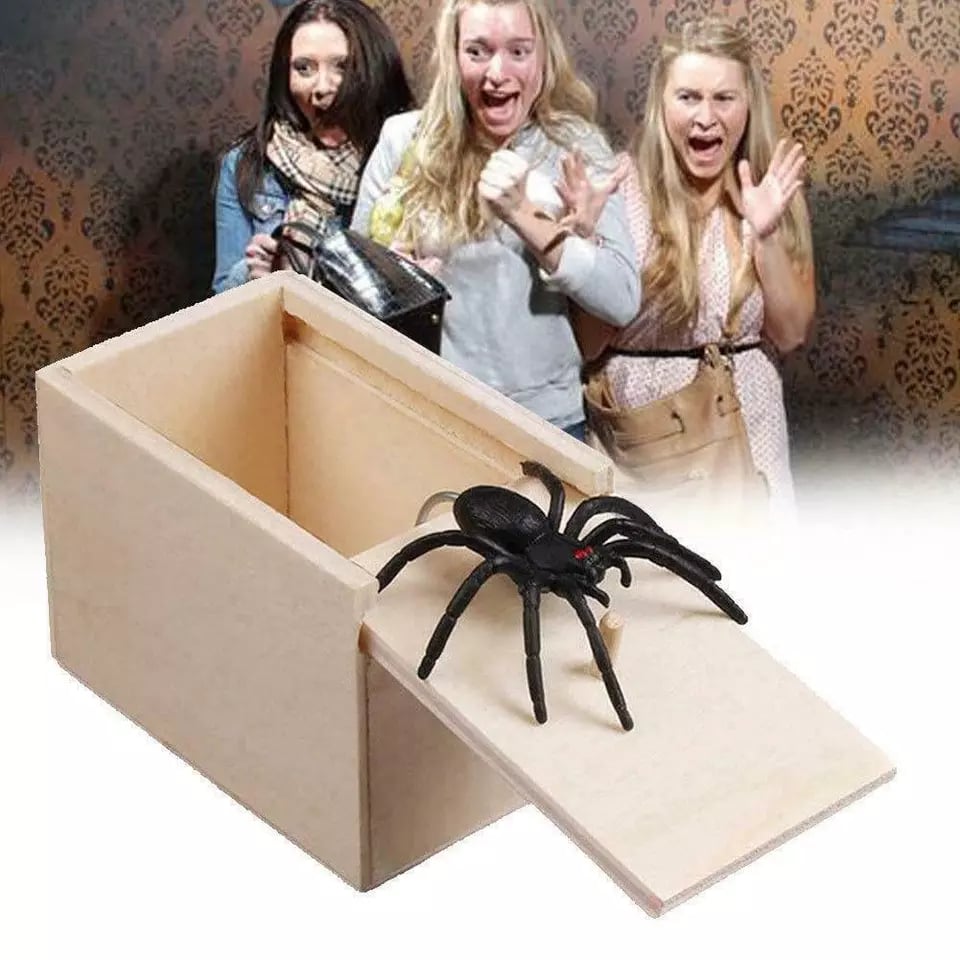 🎁Hot Sale Promotion-49% OFF🤣-Super Funny Crazy Prank Gift Box Spider