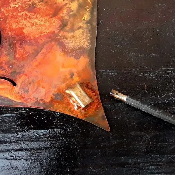 A Rusted Heart in the Garden💖