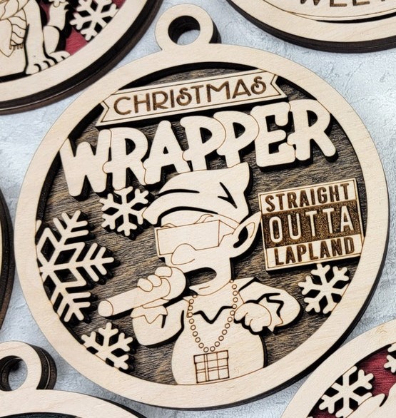 🥳Fun Christmas Pun Ornament Bundle Package 🎄Christmas Tree Hanging Decoration