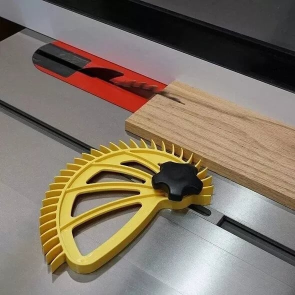 Premium Featherboard & Push Block For Table Saws, Router Tables, and Band Saws