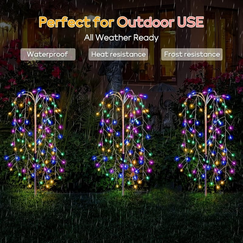 🔥LAST DAY 50% OFF🎁Waterproof Solar Garden Lights Outdoor Decor