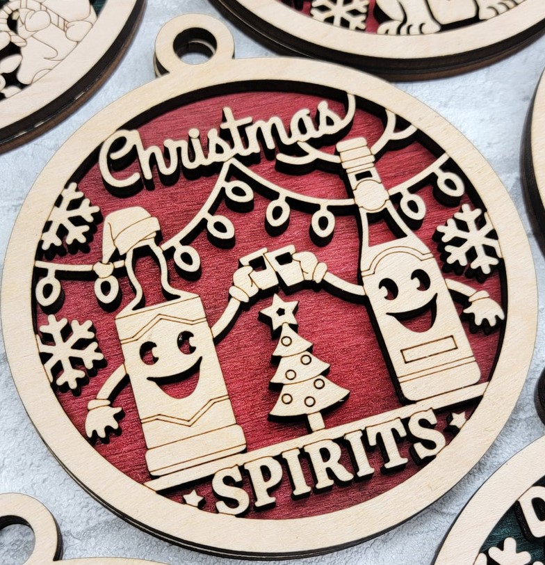 🥳Fun Christmas Pun Ornament Bundle Package 🎄Christmas Tree Hanging Decoration