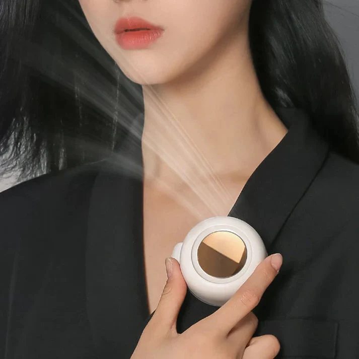 🎁Summer Big Sale-50% OFF⏳Small Whirlwind Clip Waist Neck Fan💦