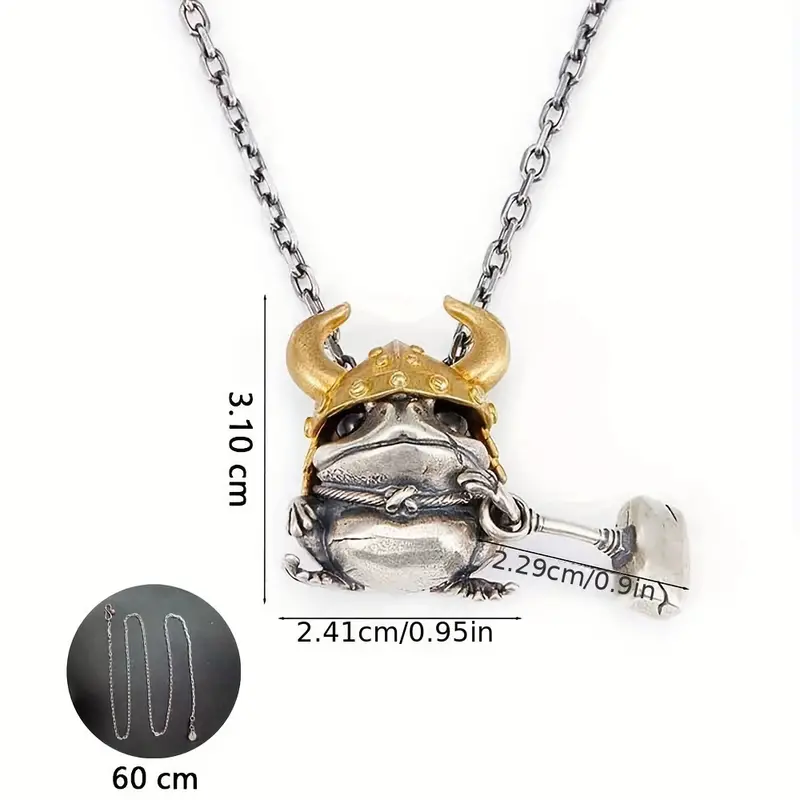Frog Warrior Necklace