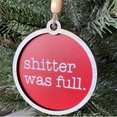 🤪Funny Words Christmas Tree🎄 Hanging Decoration