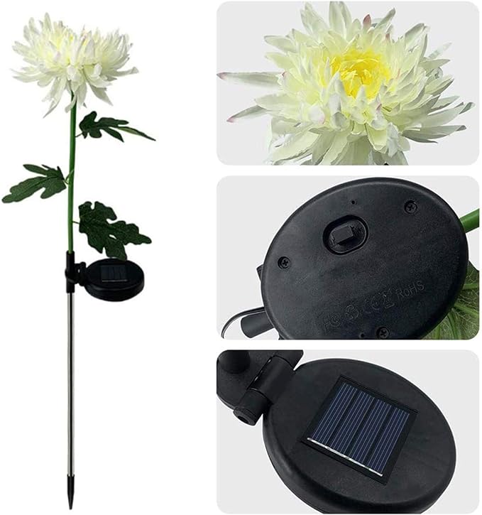 (🔥SUMMER HOT SALE NOW 50% OFF) - Chrysanthemum Solar Garden Stake