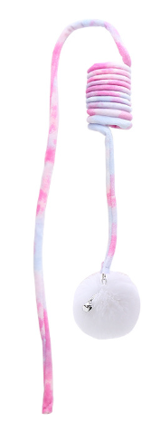 😸 Hanging Spring Plush Ball Cat Toy ❤