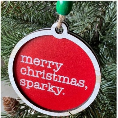 🤪Funny Words Christmas Tree🎄 Hanging Decoration