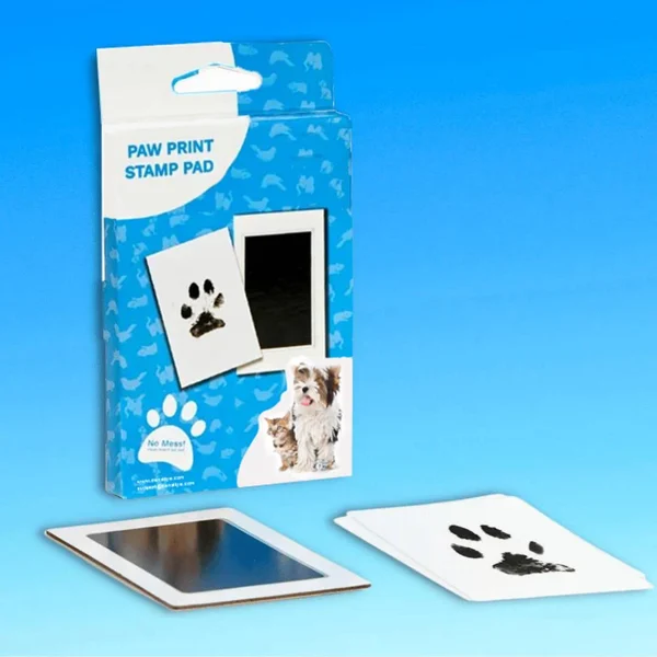 Paw print ink pads for dogs and cats