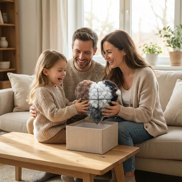 🔥LAST DAY 50% OFF - 🕊️🏡Handmade Natural Alpaca Fiber Bird Nesting Heart❤️Bird lovers gift