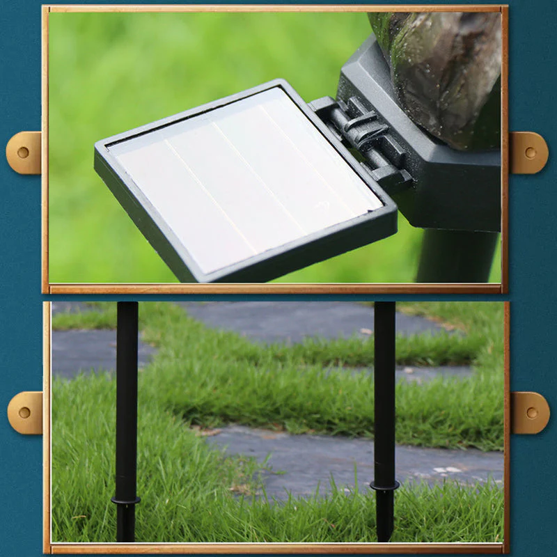 Animal Figure Garden Solar Post