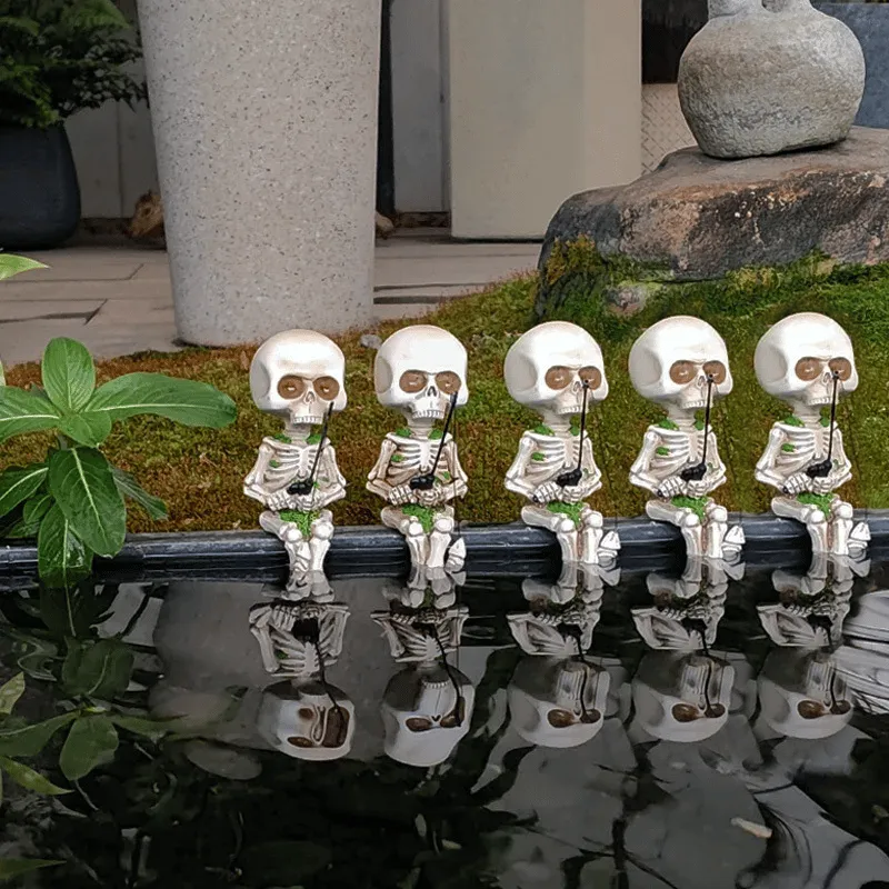🔥HOT SALE 40% OFF🔥FISHING SKELETON GARDEN ACCESSORY💀