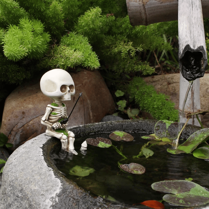 🔥HOT SALE 40% OFF🔥FISHING SKELETON GARDEN ACCESSORY💀