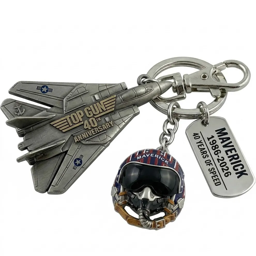 Top Gun 40th Anniversary Keychain