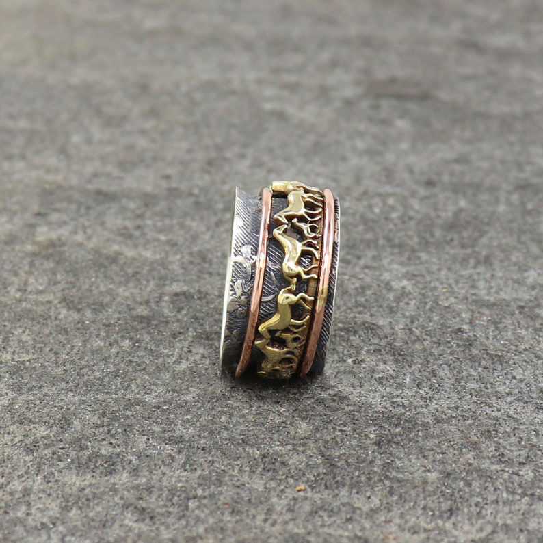 Horse Spinner Ring