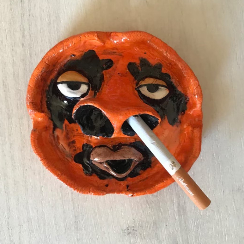 👉Wacky Big Nose Face Ashtray🤣