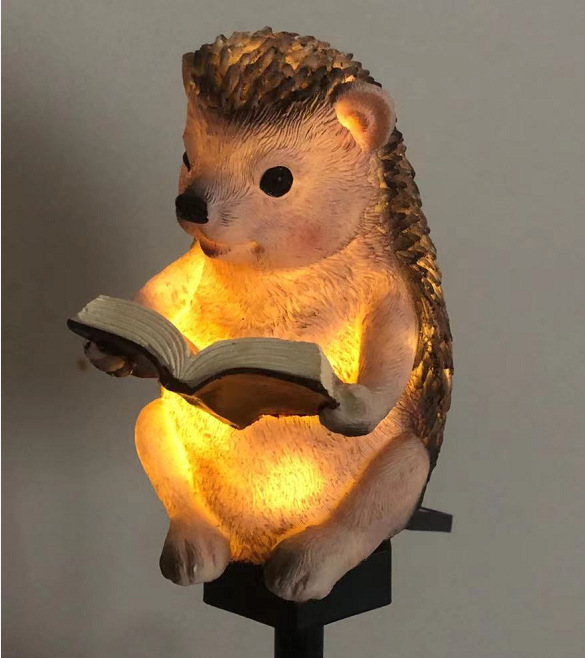 Animal Figure Garden Solar Post