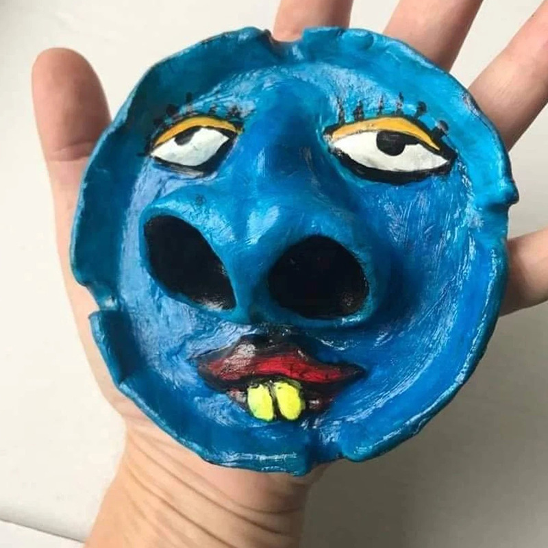 👉Wacky Big Nose Face Ashtray🤣