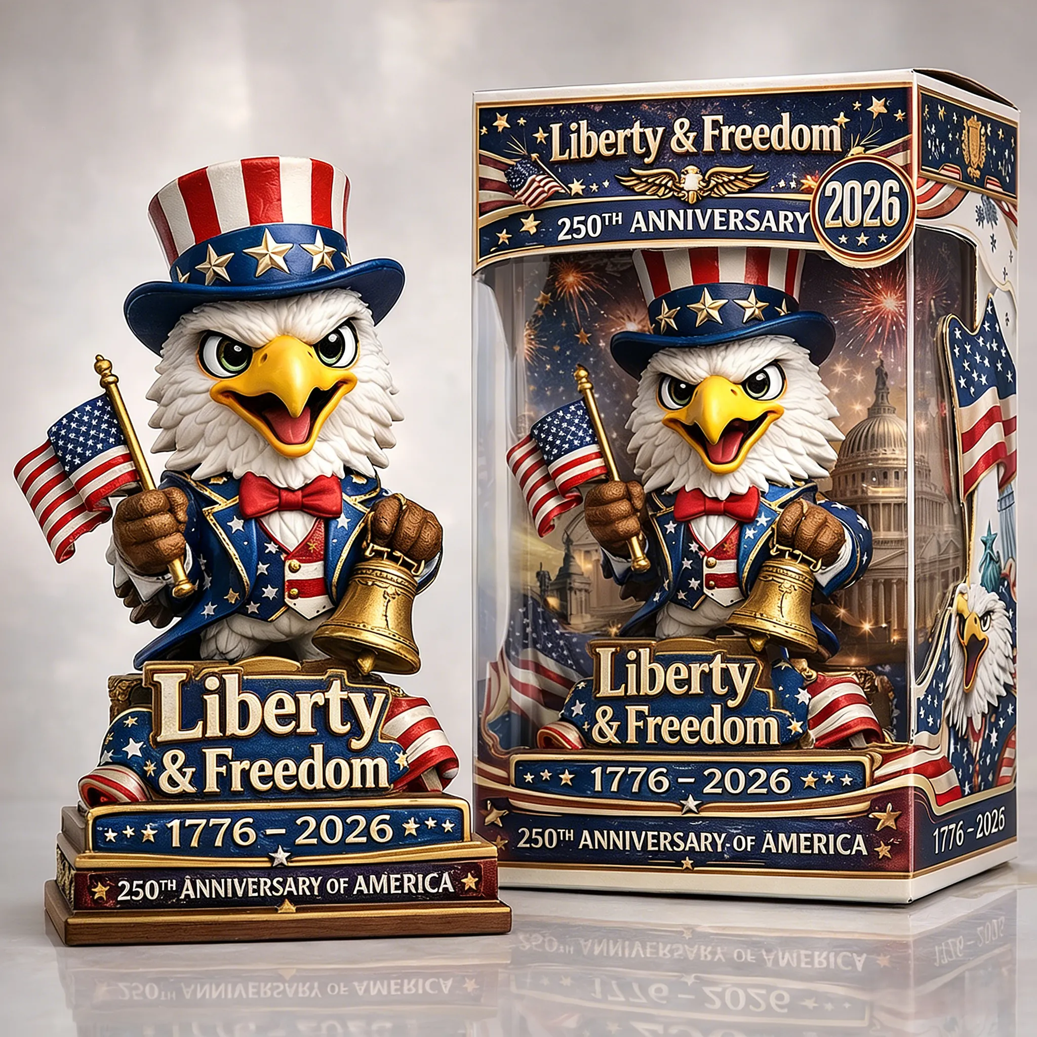 🦅 250th Anniversary Patriotic Eagle Figurine