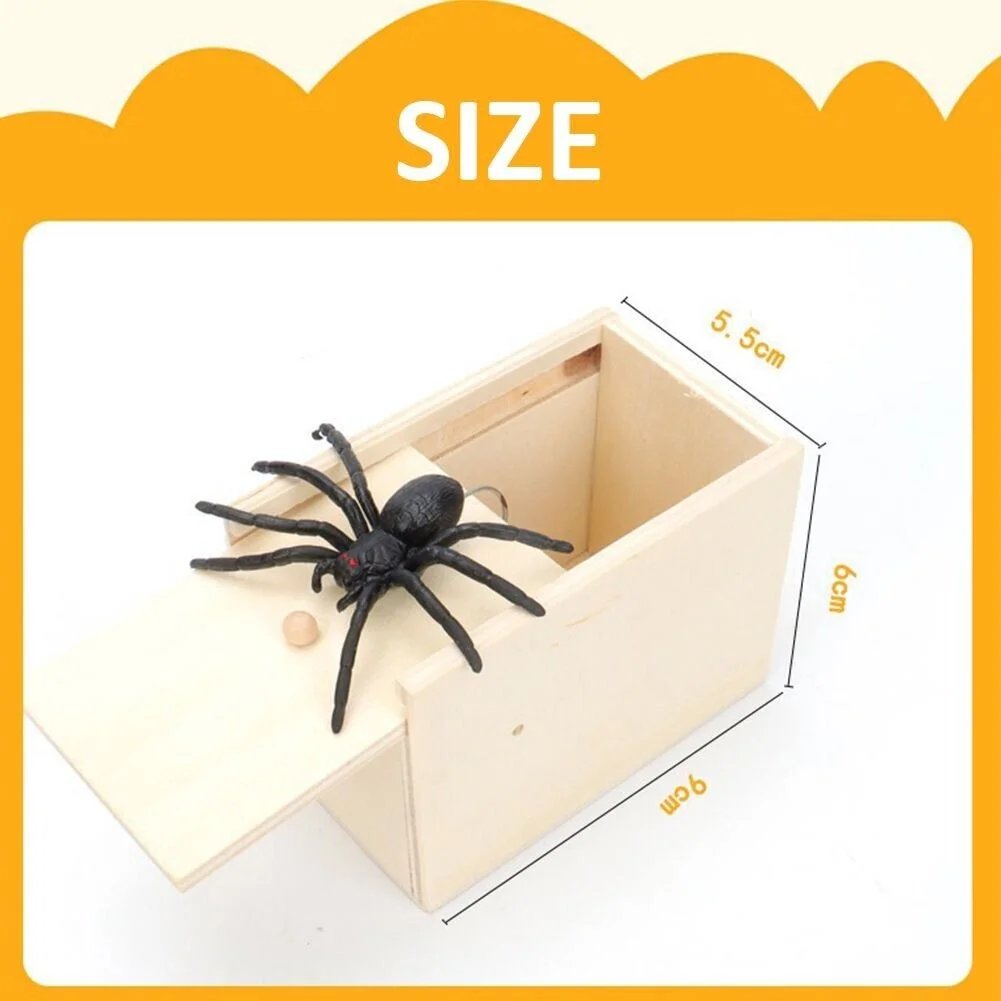 🎁Hot Sale Promotion-49% OFF🤣-Super Funny Crazy Prank Gift Box Spider