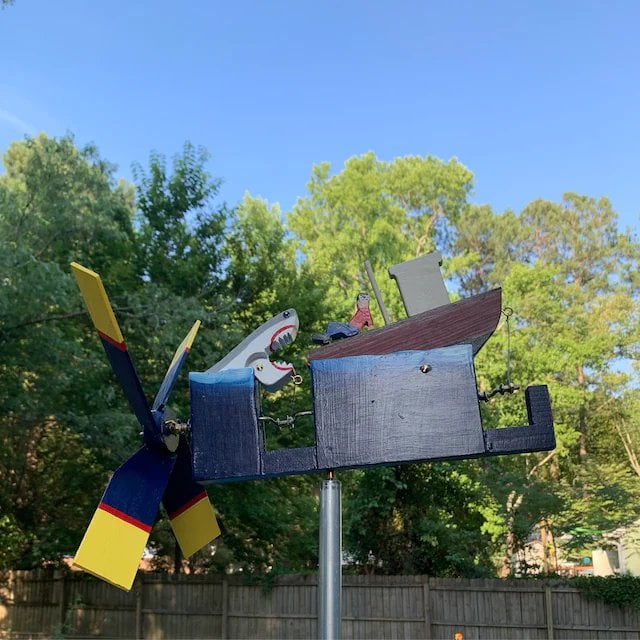 Last Day 60%OFF -JAWS Disaster Whirligig -  Funny Garden Decor