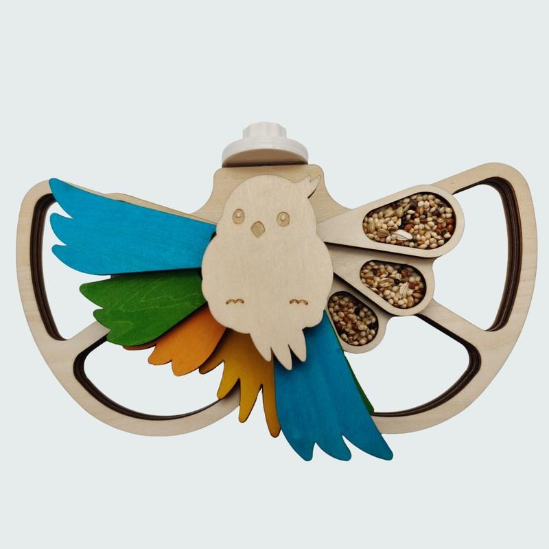 Interactive Parrot Foraging Toy