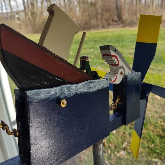 Last Day 60%OFF -JAWS Disaster Whirligig -  Funny Garden Decor