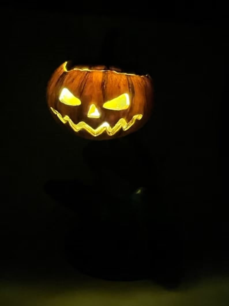 🎃Halloween horror ORIGINAL pumpkin head Ghouls monster Made USA 5.52in