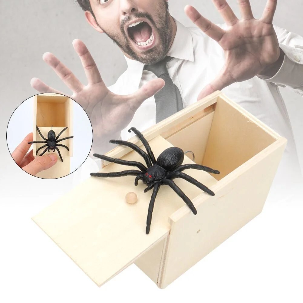 🎁Hot Sale Promotion-49% OFF🤣-Super Funny Crazy Prank Gift Box Spider