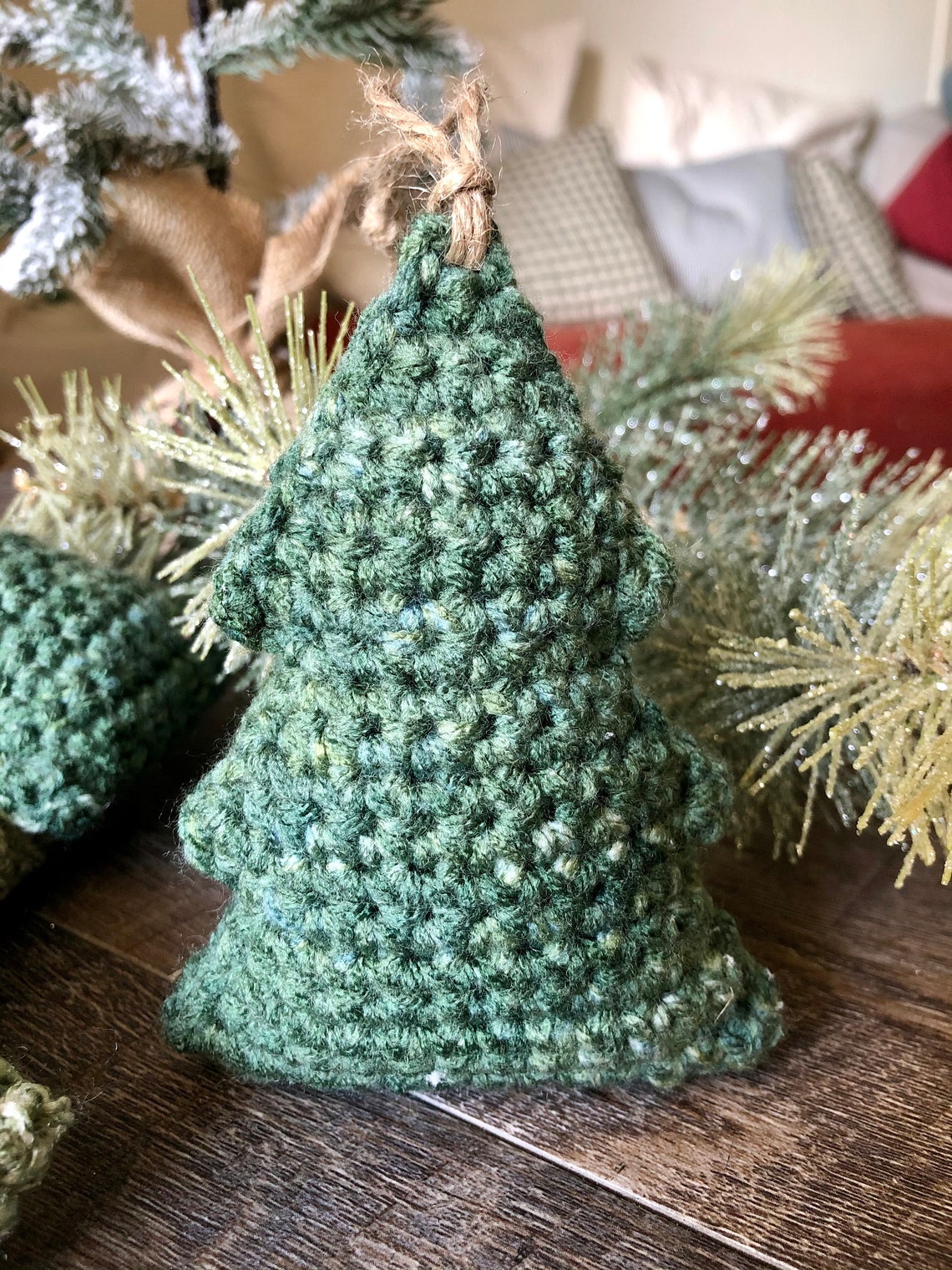 Woolen Christmas Tree Hanging Decoration