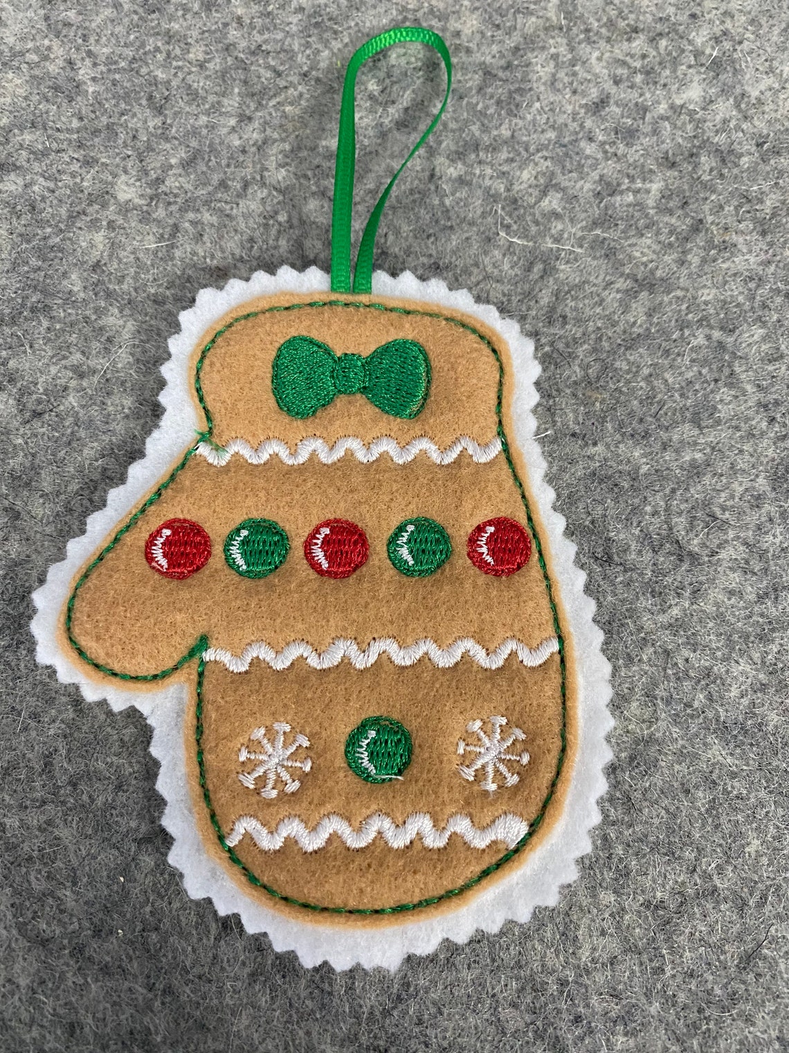 Christmas Cookie Felt Pendant