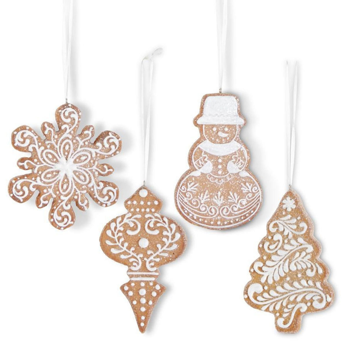 Gingerbread Style Christmas Tree Ornament