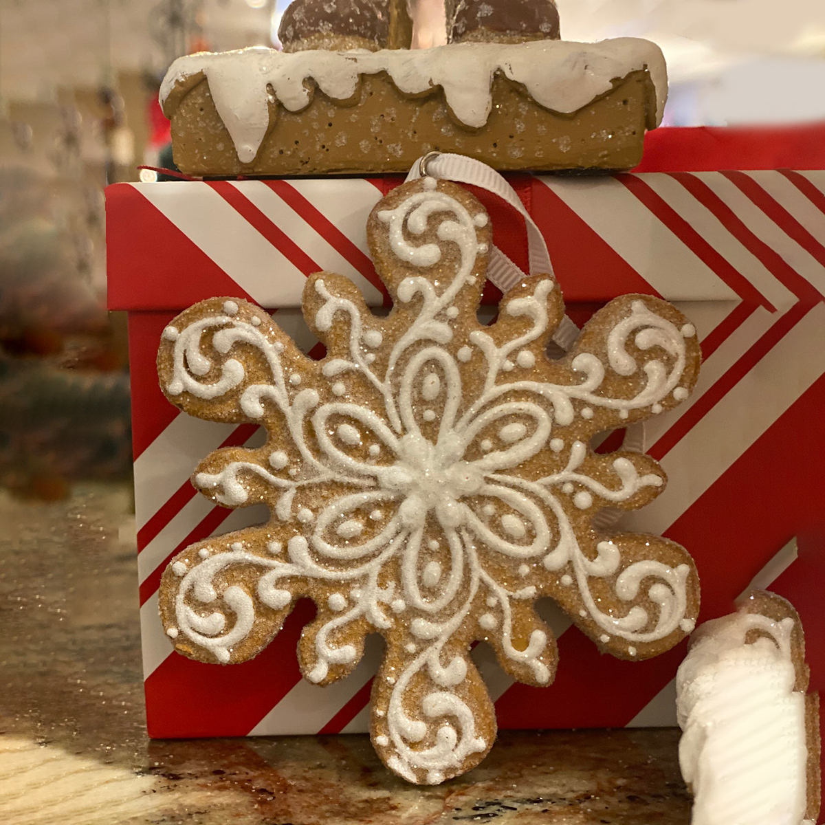 Gingerbread Style Christmas Tree Ornament
