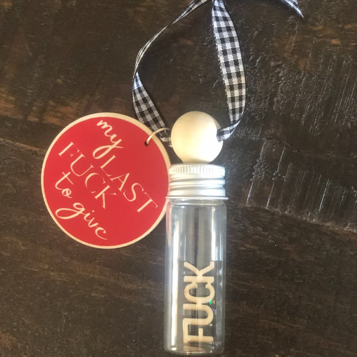 Last Fuck ornament | Coworker Gift | Gag Gift Ornament | Unique gift