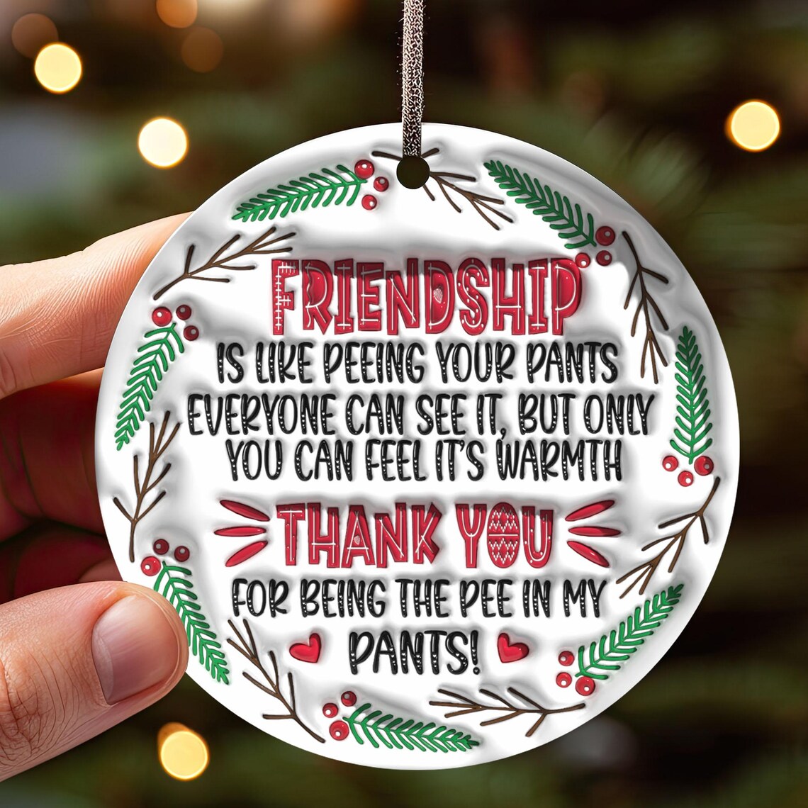 Christmas Friendship Decoration Hanging
