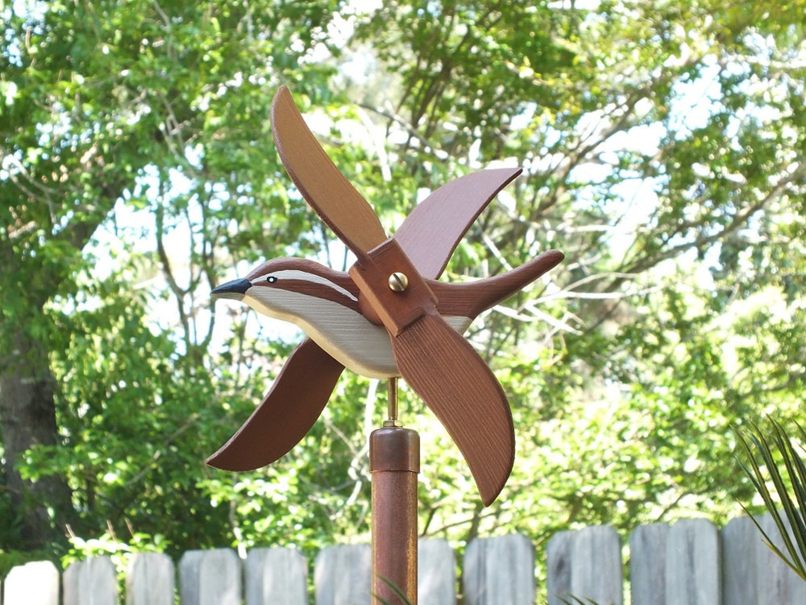 Wind Driven Folk-art Twirlybirds